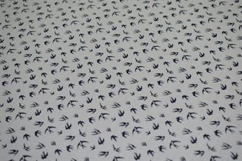 White Printed Cotton Gauze
