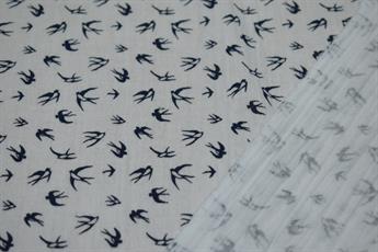 White Printed Cotton Gauze