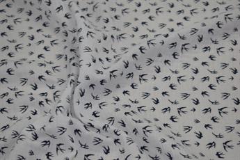 White Printed Cotton Gauze