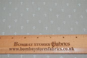Light Khaki Printed Cotton Gauze