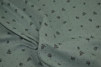 Pistachio Printed Cotton Gauze