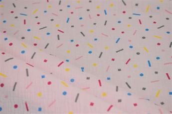 Pink Printed Cotton Gauze