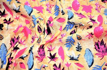 Pink Printed Cotton Fabrics