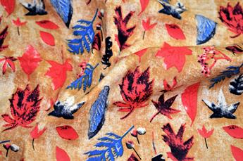 Red Printed Cotton Fabrics
