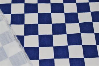 Royal Blue Cotton Chef's Check