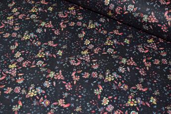 Black Printed Cotton Fabrics