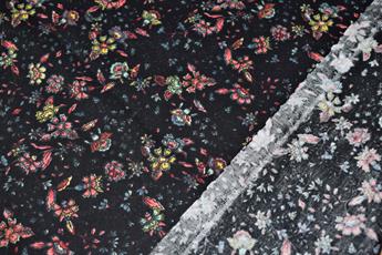 Black Printed Cotton Fabrics
