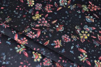 Black Printed Cotton Fabrics