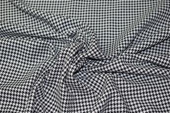 Black and White Printed Dog Tooth