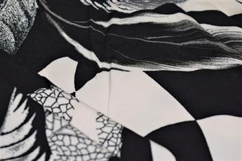 Black & White Abstract Leaves