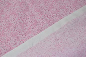 Pink Printed Cotton Fabrics