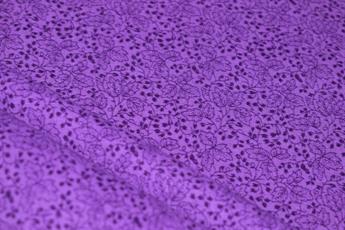 Purple Printed Cotton Fabrics