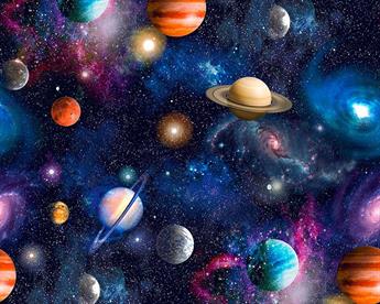 Little Johnny – Universe
Fully Licensed. 
 
This fabric is great for so many projects, especially