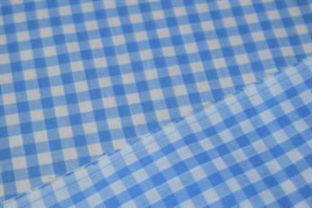 Blue Cotton 8mm Gingham