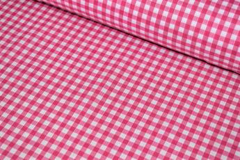 Cerise Cotton 8mm Gingham