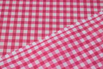 Cerise Cotton 8mm Gingham