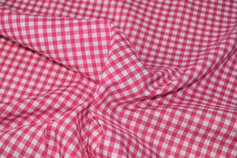 Cerise Cotton 8mm Gingham