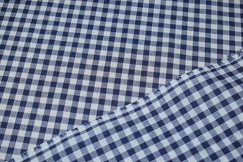 Navy Cotton 8mm Gingham