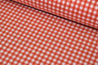 Orange Cotton 8mm Gingham