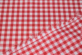 Red Cotton 8mm Gingham