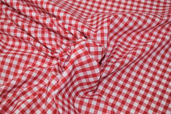 Red Cotton 8mm Gingham