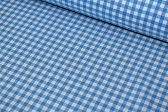 Turquoise Cotton 8mm Gingham