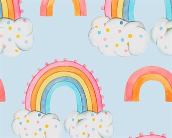 Little Johnny - Water Colour Rainbow Digital Cotton
Fully Licensed. 
 
This fabric is great for s