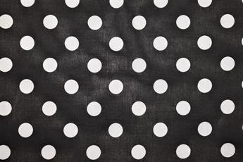 Black Cotton Printed Poly Cottons
