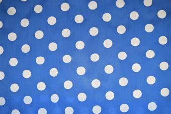 Blue Cotton Printed Poly Cottons
