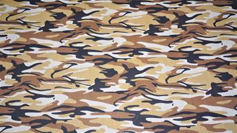 Brown Cotton Printed Poly Cottons