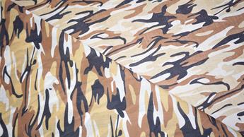 Brown Cotton Printed Poly Cottons