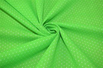 Green Cotton Printed Poly Cottons