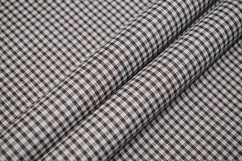 Brown Cotton Printed Poly Cottons