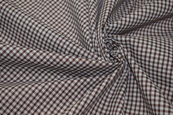 Brown Cotton Printed Poly Cottons
