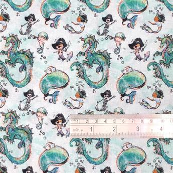 Merboys - Printed Craft Cotton Poplin Fabric Quilting Patchwork Dress