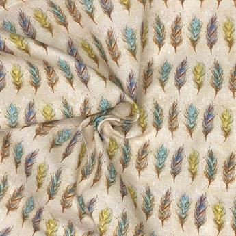 Boho - Printed Craft Cotton Poplin Fabric Quilting Patchwork Dress