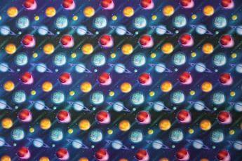 Space - Printed Craft Cotton Poplin Fabric Quilting Patchwork Dress