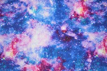 Purple & Pink Printed Cotton Fabrics