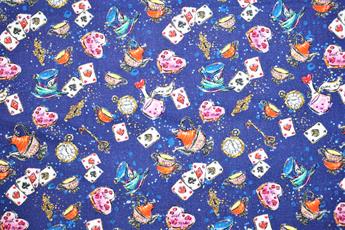 Wonderland - Printed Craft Cotton Poplin Fabric Quilting Patchwork