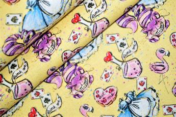 Wonderland - Printed Craft Cotton Poplin Fabric Quilting Patchwork