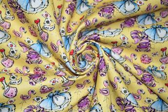 Wonderland - Printed Craft Cotton Poplin Fabric Quilting Patchwork