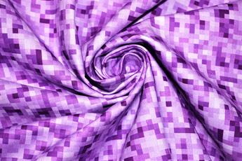 Purple Printed Cotton Fabrics