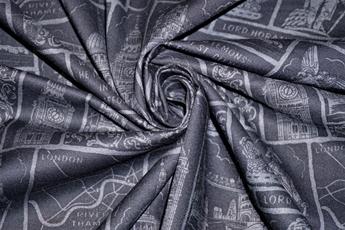 This Is London - Printed Craft Cotton Poplin Fabric Quilting Patchwork