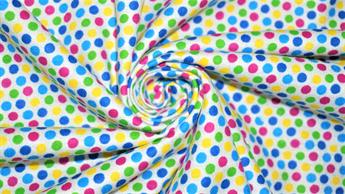 Blue & Green Printed Brushed Cotton
