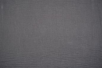 Dark Grey Plain Cotton Gauze