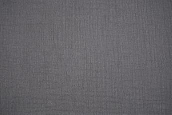 Dark Grey Plain Cotton Gauze