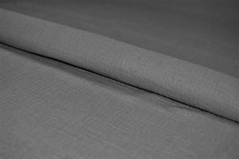 Dark Grey Plain Cotton Gauze