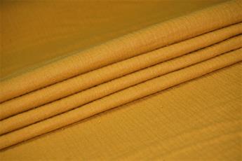 Mustard Plain Cotton Gauze