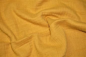 Mustard Plain Cotton Gauze