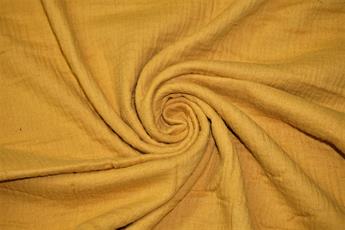 Mustard Plain Cotton Gauze